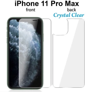 Soft 4H PET film screen protector for Apple iphone 11 PRO MAX Front and Back - Picture 1 of 7