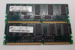 256MB DDR 266Mhz Model No. MT9VDDT1672G-285B2 RAM for a Computer or PC CL 2./2.5 - Picture 1 of 3