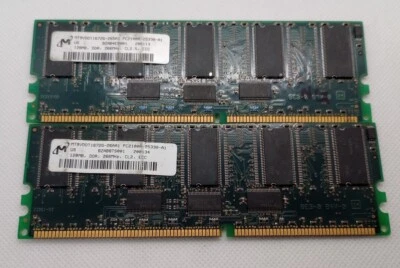 256MB DDR 266Mhz Model No. MT9VDDT1672G-285B2 RAM for a Computer or PC CL 2./2.5 - Image 1 of 3