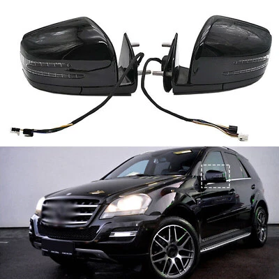 Par de espejos retrovisores laterales de coche para Mercedes Benz M GL clase X W164 ML63 ML164 GL550 Foto 1 de 4