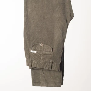 FORET Chinos Green Corduroy Casual Pants 34.5/31.5 - Imagen 1 de 5