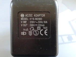 Seltenes NETZTEIL NETZGERÄT 2x 8V= 200mA mit RJ12/6 Stecker besondere Anwendung. - Bild 1 von 3