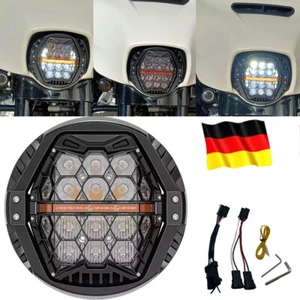 Faro proiettore led luci diurne DRL con omologato per Harley Street Glide 14-23 - Foto 1 di 22
