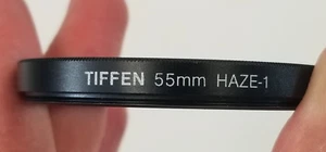 Tiffen 55 mm Haze-1 Reduction Camera Lens Made in USA - Picture 1 of 11