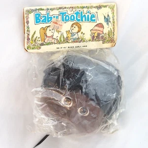 CABEZA DE MUÑECA BABY DENTIE 4-1/2" 164-37 Cara Negra Cabello Rizado Negro Mangelsen 1984 - Imagen 1 de 11