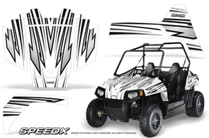 Polaris RZR 170 Youth UTV Graphics Kit CreatorX Decals SpeedX BW - Picture 1 of 1