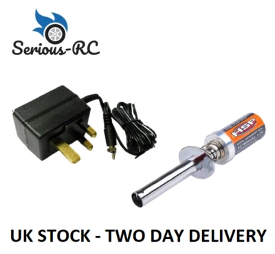Nitro Glow Plug Starter 1800mah Battery with UK Charger Nitro Engine Glow Start - Image 1 of 2