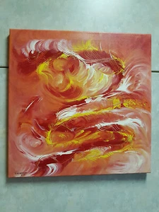 Acrylbild, abstrakt, Wirbel, Malerei, Kunst Leinwand Keilrahmen - Bild 1 von 1