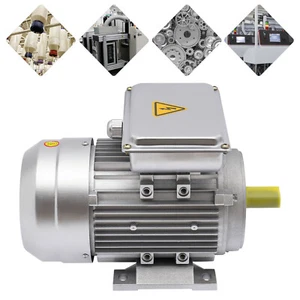 Elektromotor 0.75 kw Motor für Kompressor Schweranlauf Wechselstrom E-Motor - Bild 1 von 11