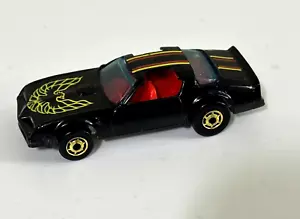 HOT WHEELS HOT ONES GHO RARE BLACK HOT BIRD W/ RED INTERIOR GEM MINT BODY & BASE - Picture 1 of 8