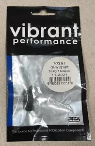 VIBRANT PERFORMANCE 10291 Straight Adapter Fitting Size: -3AN x 1/8" NPT - Bild 1 von 2