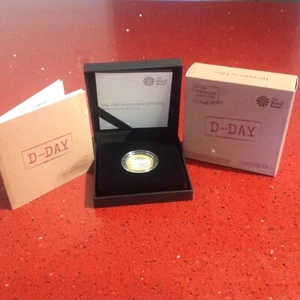 The 75th Anniversary of D Day 2019 £2 SILVER PROOF Coin COA limited edition - Picture 1 of 10