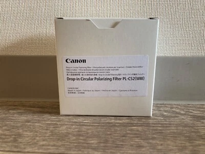 CANON PL-C52 (WIII) Drop-In Circular Polarizing Filter New in Box from Japan - Image 1 of 4