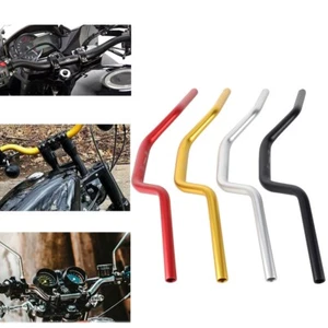 Tapered Moto Style 1-1/8" Fat Bar MX 4″ Rise Handlebar Fit Harley Fat Street Bob - Picture 1 of 12
