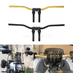 Juego de manillar y elevadores de 1-1/8" para Harley Dyna Softail Sportster Custom 883 1200 - Imagen 1 de 26