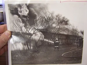 VINTAGE - LOT OF SIX (8 x 10) PHOTOGRAPHS NORTHEAST PENNSYLVANIA FIRE/RESCUE - Picture 1 of 11