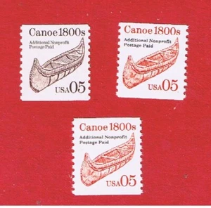 #2453-2254 MNH OG Canoes Free S/H - Picture 1 of 1