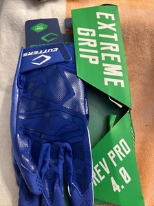 Cutters Erwachsene Rev Pro 4.0 Extreme Grip Empfänger Handschuhe einfarbig blau Größe Large - Bild 1 von 5