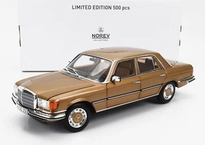 Norev 1/18 Mercedes Benz S-Klasse 350SE (W116) 1973 gold met 183970 - Bild 1 von 9