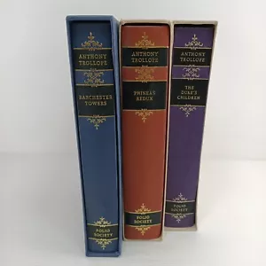 Folio Society Anthony Trollope 3x Book Bundle Duke's children Phineas Redux - Picture 1 of 13