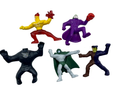 Lote de brinquedos vintage McDonalds Happy Meal DC Comics coringa duas caras Batman Villans - Imagem 1 de 4