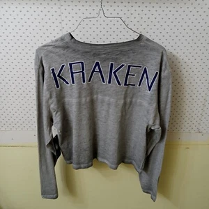 Graues NHL Seattle Kracken Langarm T-Shirt Damen Medium - Bild 1 von 6