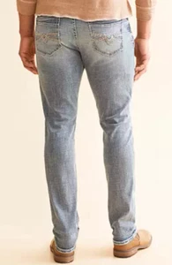NUEVO BKE HEBILLA DENIM CORTINA LAVADO ETANO RECTO ELÁSTICO JEANS TALLA 30x30 30 - Imagen 1 de 10