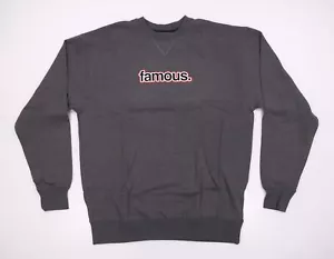 Famous Stars & Straps Men's Gray, Black and Red Logo Sweater: M - Picture 1 of 4