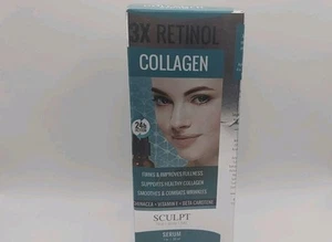 SCULPT 3X Retinolo COLLAGENE Siero per Viso 24H AZIONE (30mL/1oz) - Foto 1 di 2
