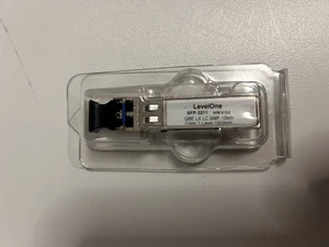LevelOne SFP-3211 100Base-BX SFP Transceiver 1310nm LC | New 10km - Afbeelding 1 van 1
