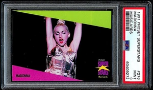 Madonna 1991 Proset Superstars Musicards Card #276 PSA 9 MINT - Bild 1 von 2