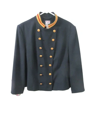 Jaqueta cropped militar Mondi Alemanha tamanho 44 Dbl peito princesa Di Fav - Imagem 1 de 4