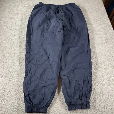 Vintage Nike Pants Mens 2XL Blue Windbreaker Track Baggy Jogger White Tag 90s - Image 1 of 4