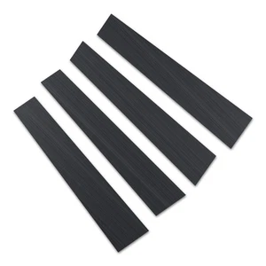 Brushed Matte Black Pillar Post Trim 4pcs (fits: 2020-21 Ram 2500/3500 Crew Cab) - Picture 1 of 4