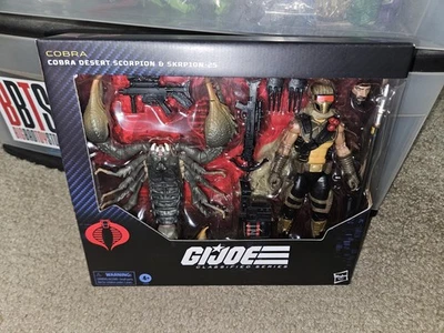 G.I. Boneco Joe Classified Cobra Desert Scorpion & SKRP10N-25 #180 novo na caixa  - Imagem 1 de 2
