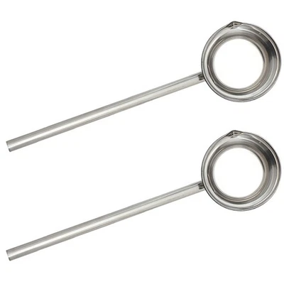  2 Pcs Cucchiaio Acciaio Inox Paletta Da Bagno Scoop D'acqua Della Cucina - Immagine 1 di 4