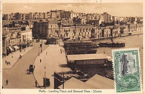 Malta - SLIEMA - Lugar de aterrizaje y vista general - Publ. desconocido - Imagen 1 de 2