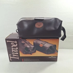 Sergio Valente Herren Reisekoffer Vintage #405 Utility Bag Rasur Kulturbeutel Neu im Karton - Bild 1 von 15
