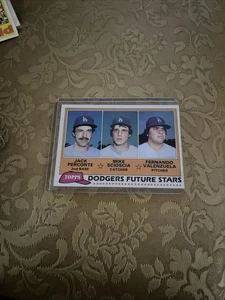 1981 TOPPS #302 FERNANDO VALENZUELA ROOKIE CARD RC LOS ANGELES DODGERS - Picture 1 of 2
