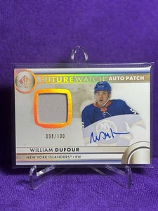  2023-24 SP Authentic Future Watch Auto Patch #190 William Dufour /100 - Bild 1 von 10