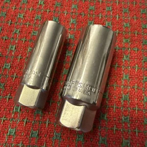 Juego de enchufes de bujía Craftsman vintage 5/8” y 13/16” 43326 43324 EE. UU. 🇺🇸 ¡Bonito! - Imagen 1 de 15