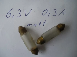 Soffitten 6,3 V 0.3 A - Bild 1 von 1