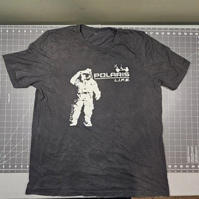 Polaris Astronaut Tshirt Large Nasa Rover Space Moon ATV Mars Stars Buggy Travel - Image 1 of 4