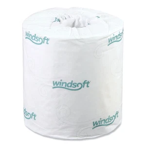 Windsoft 2405 2-lagige einzeln verpackte Badetücher - Weiß (48 Rollen/CT) NEU - Bild 1 von 5