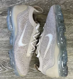Nike Air Vapormax 2021 FK Flyknit WomensOatmeal White Phantom DC9454 Size 6 - Picture 1 of 9