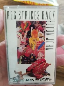 Elton John REG STRIKES BACK - Vintage 1990 Cassette Tape - UPC 076732624043 - Picture 1 of 1