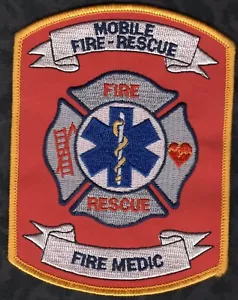 Mobil Alabama Fire Rescue EMT Patch VAR. #2