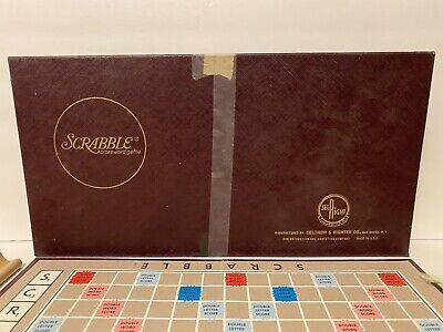 Vintage Scrabble Game Selchow & Righter Co.