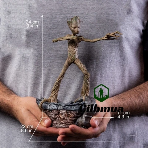Avengers: Endgame Groot Art 1/10 Statue Collect Sculpture Gifts Tree People New Cover