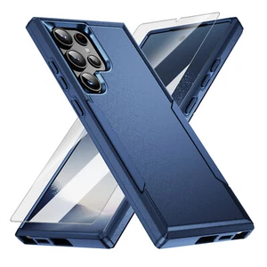 For Samsung Galaxy S25 Ultra S24 S23 Plus Shockproof Case with Screen Protector - Picture 1 of 60